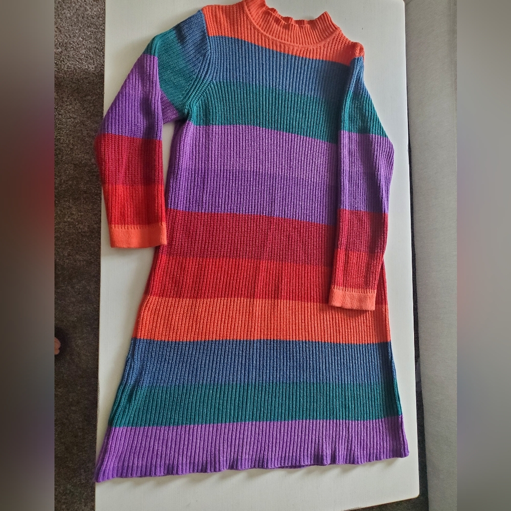 Torrid, Size 0, Colorful Striped Knit Dress